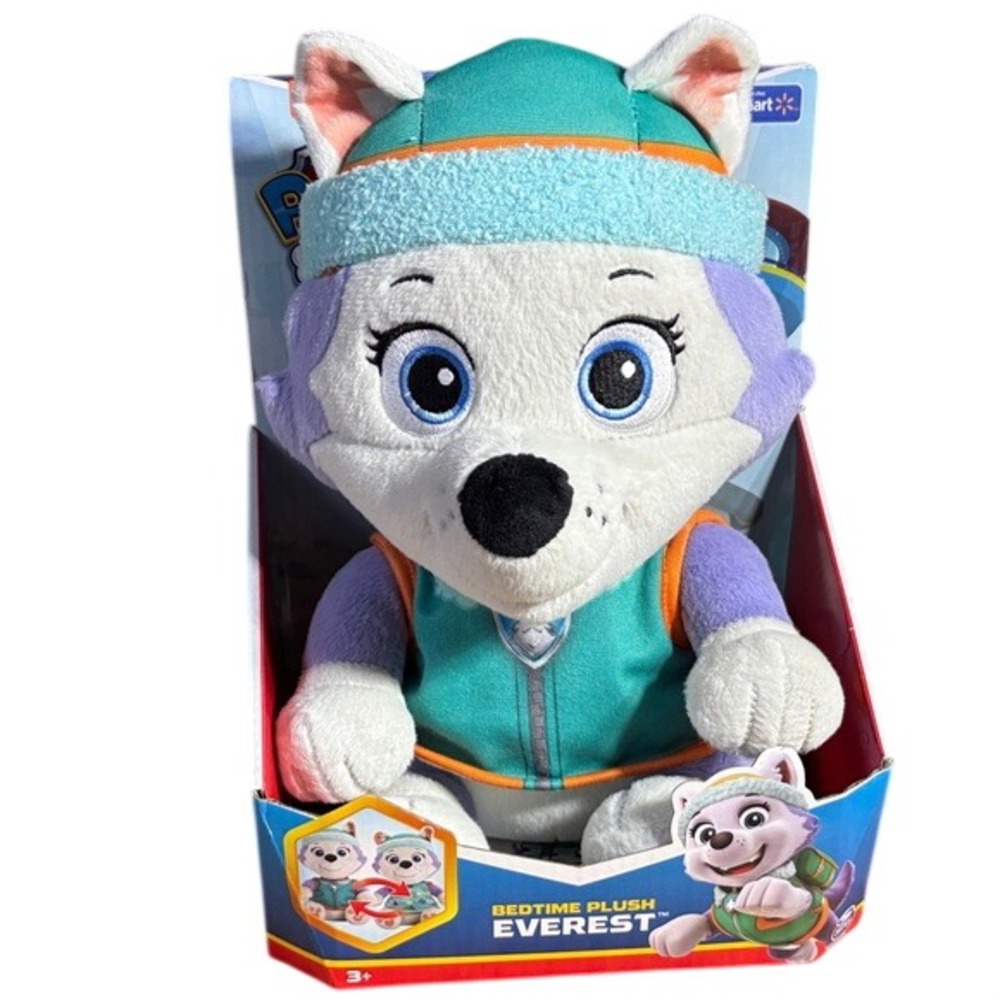 Paw Patrol Everest Bedtime Plush w/Reversible Outfit Pajama 10.5" GIFT NEW
